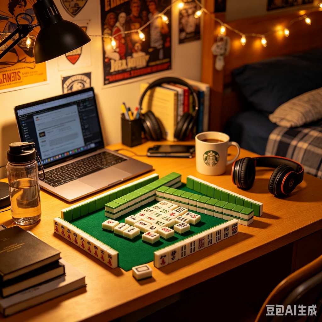 mahjong set for home entertainment