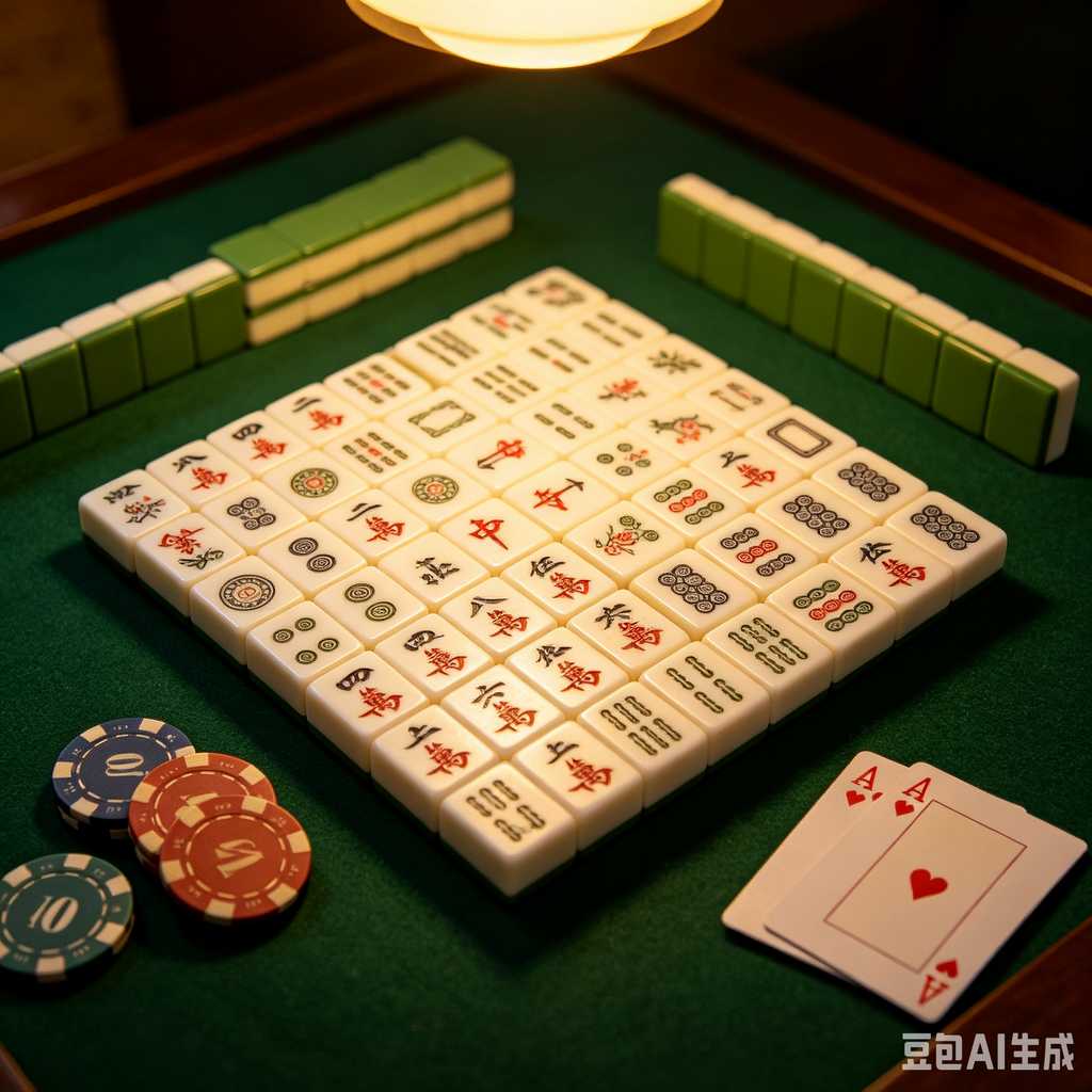 colorful mahjong score chips
