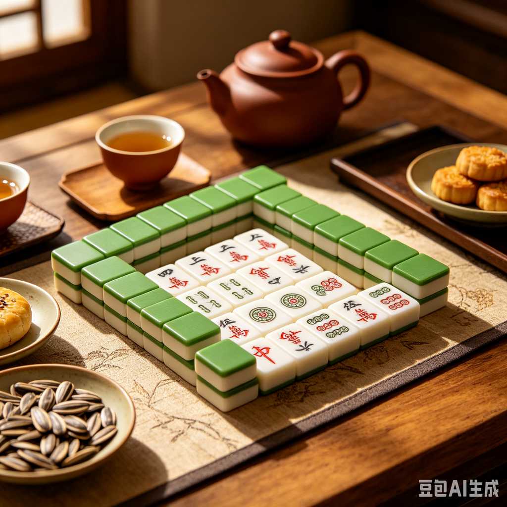 travel mahjong table mat set